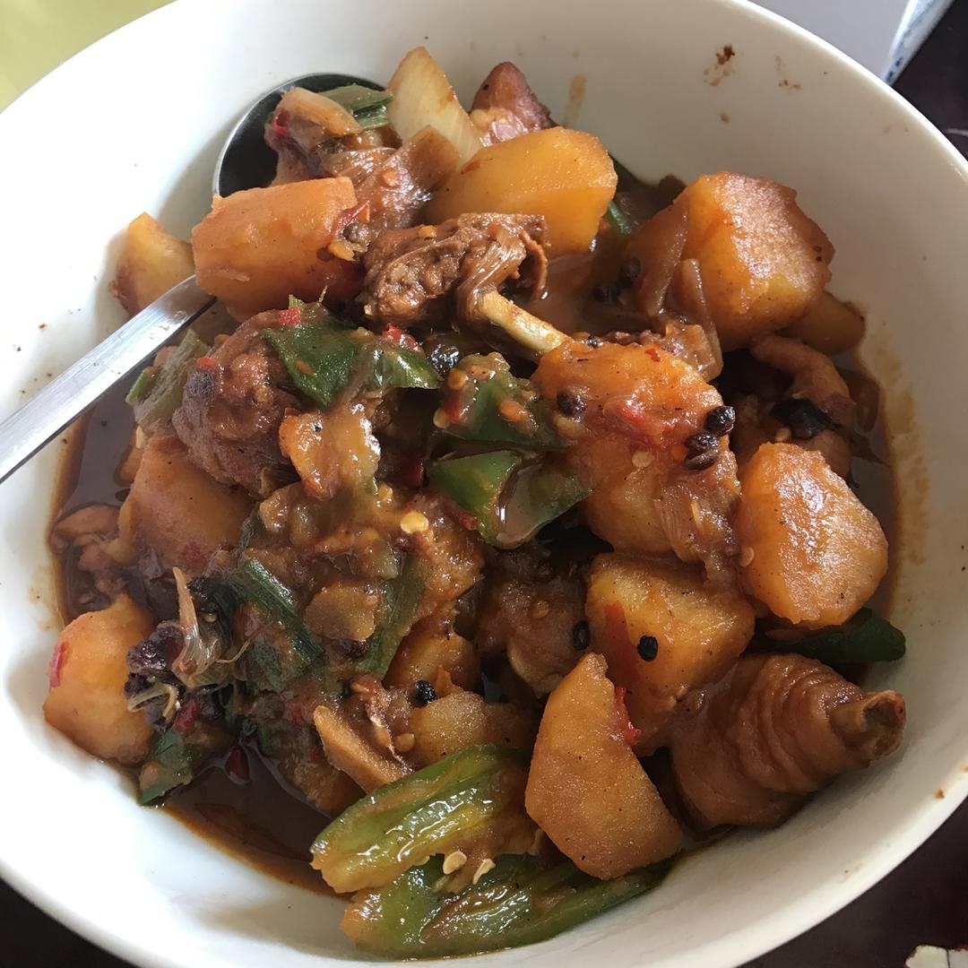 超下饭的新疆大盘鸡