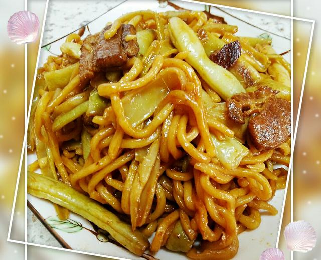 酱香浓郁的豆角焖面的做法