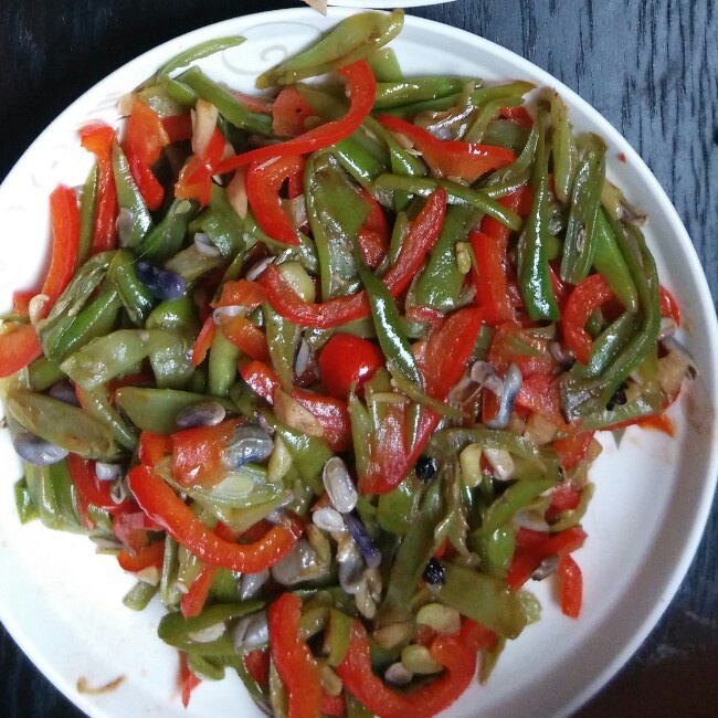 炒四季豆丝~