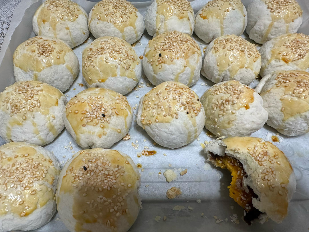 不用揉出膜、不用醒面就能酥掉渣的中式酥皮点心