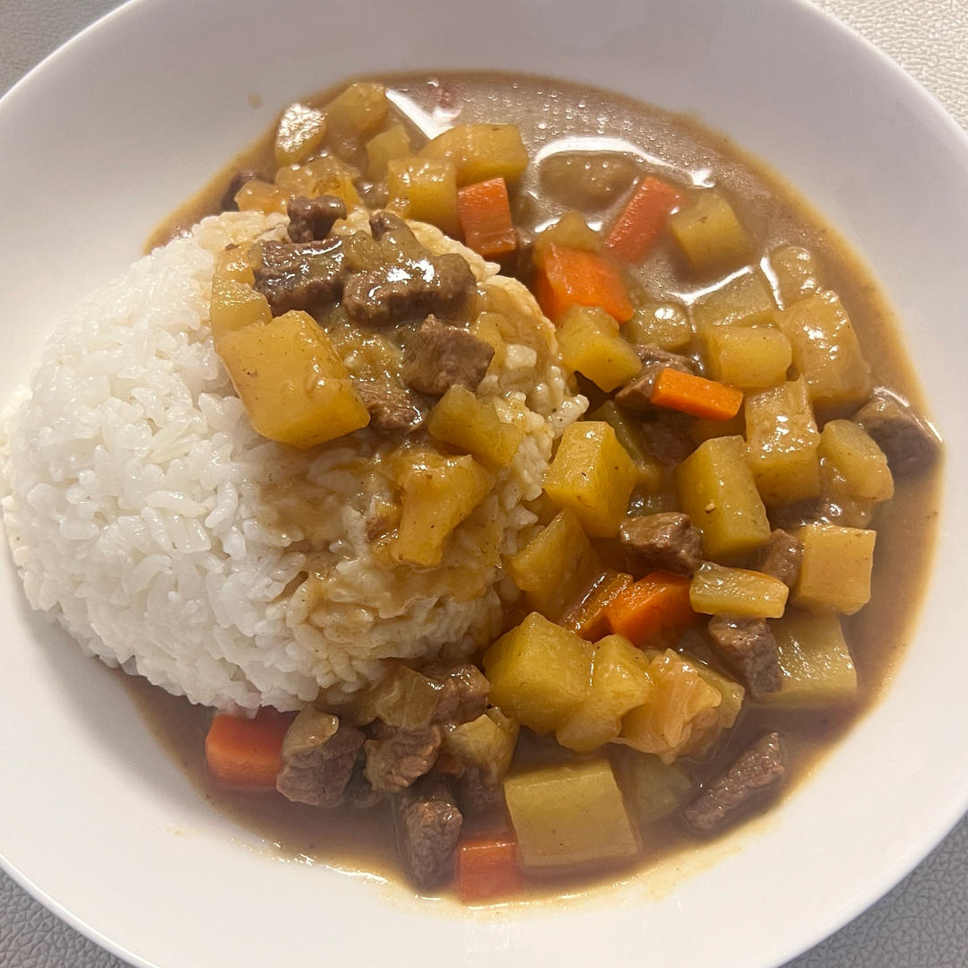 大S版网红咖喱鸡肉饭