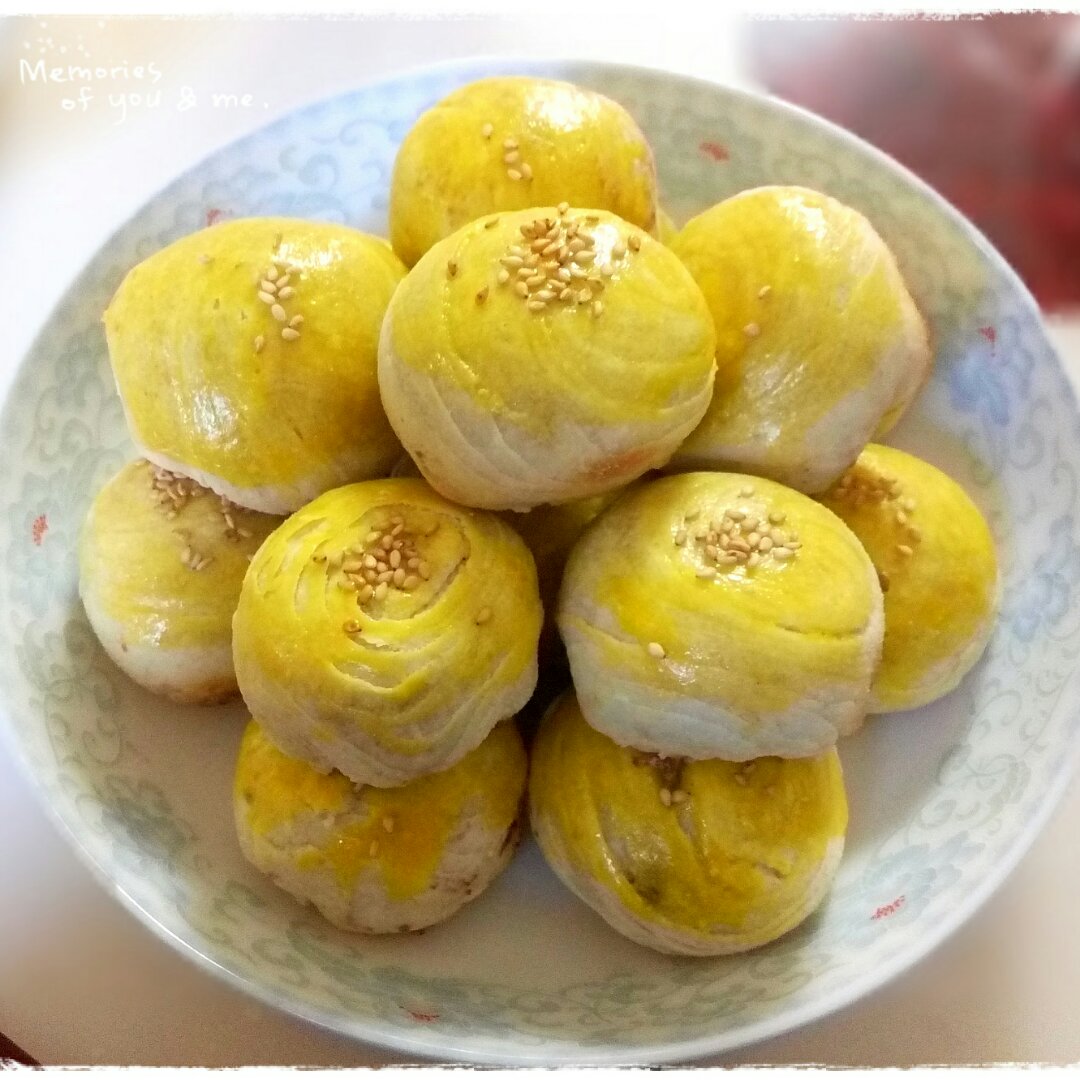 红豆酥饼（附油酥不测漏的办法）