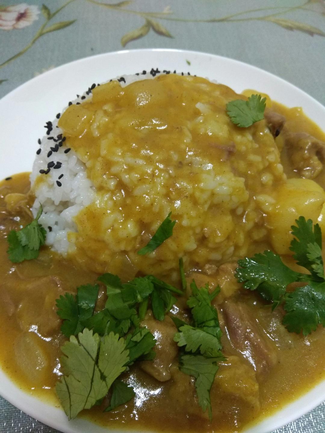 堂妈教你做咖喱牛肉饭