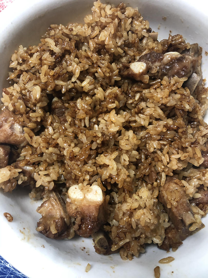 荷叶糯米蒸排骨