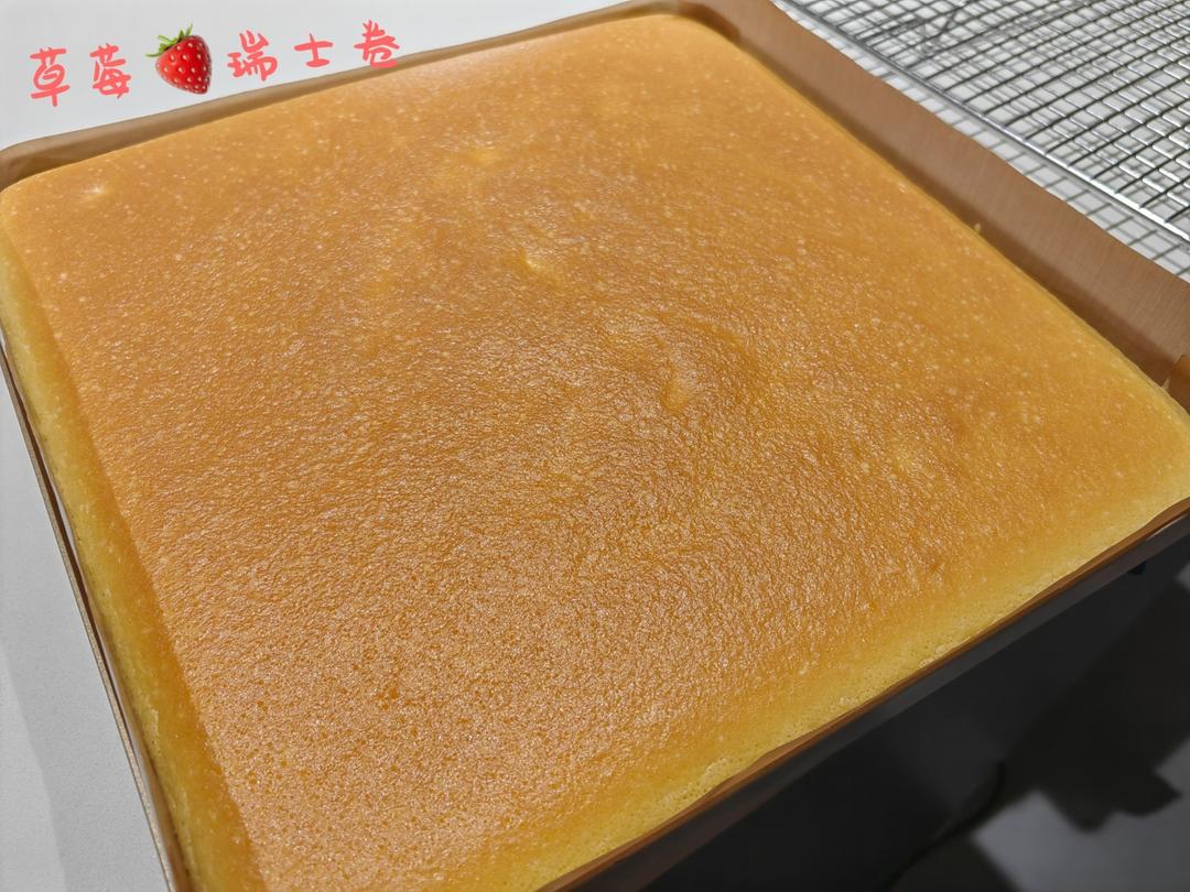🍓草莓牛乳蛋糕卷｜卷不裂｜高颜值