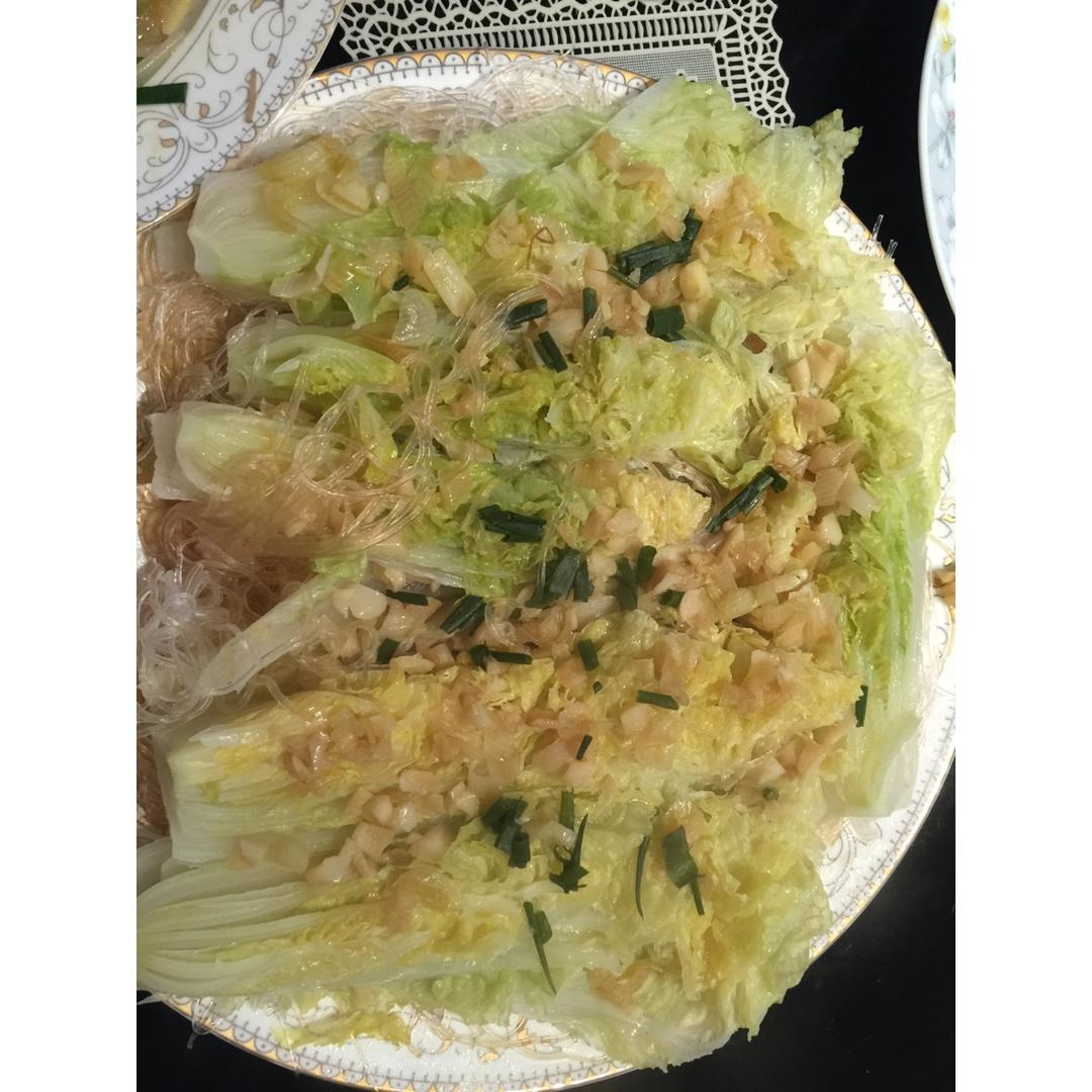 蒜蓉粉丝蒸娃娃菜