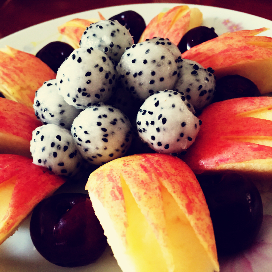 哈密瓜水果拼盘