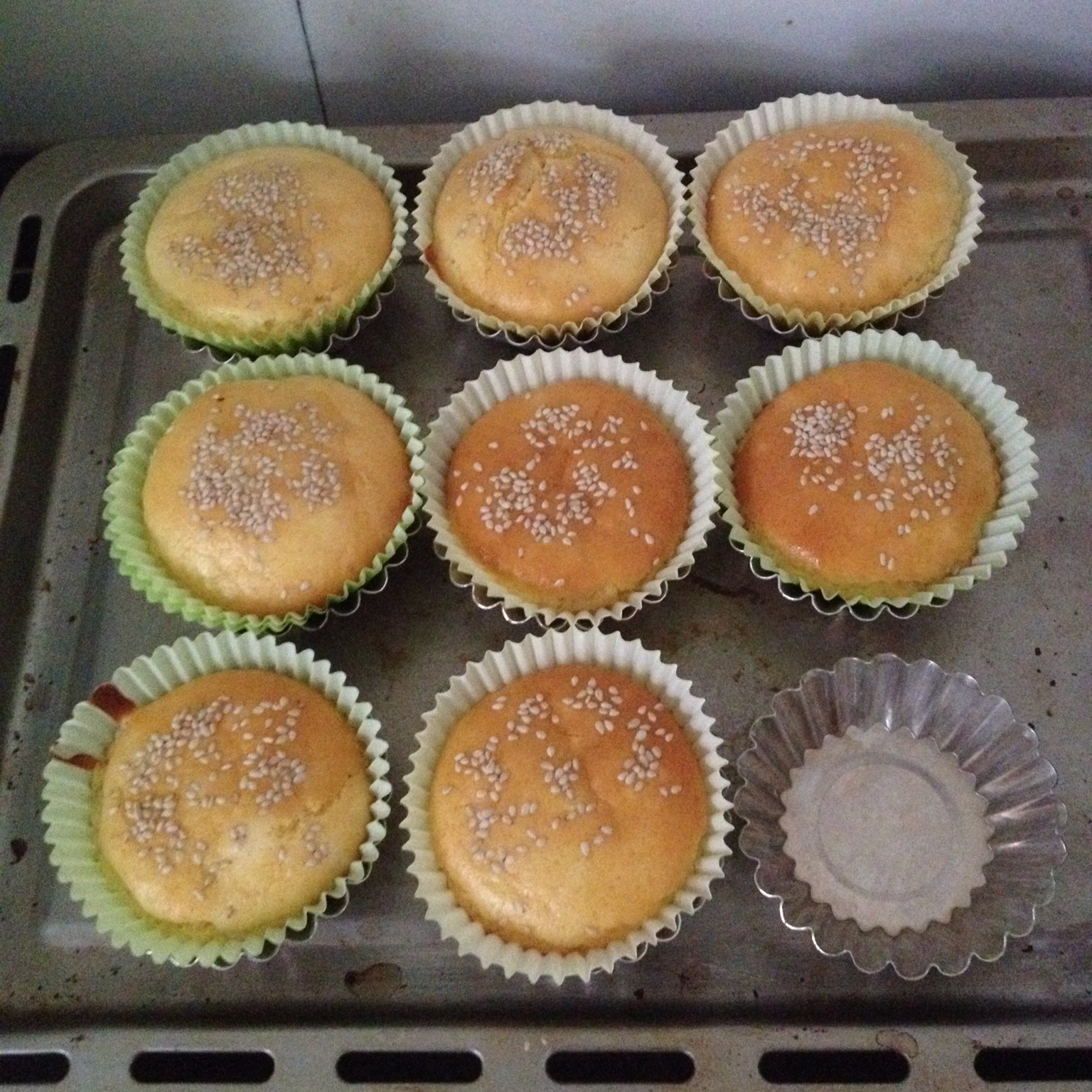 不会回缩的纸杯蛋糕--海氏烤箱定制