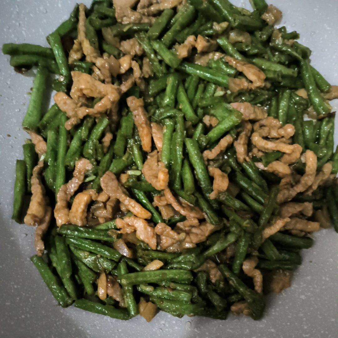 豆角炒肉丝