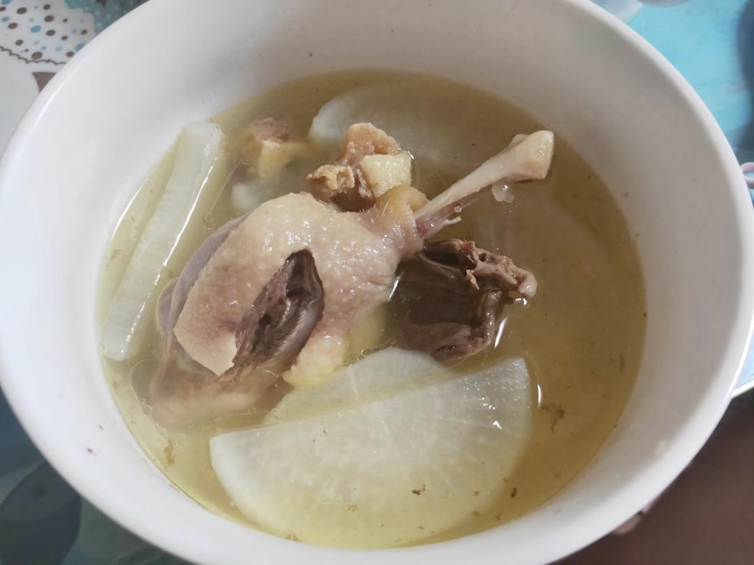 zjhappy做的萝卜鸭肉汤