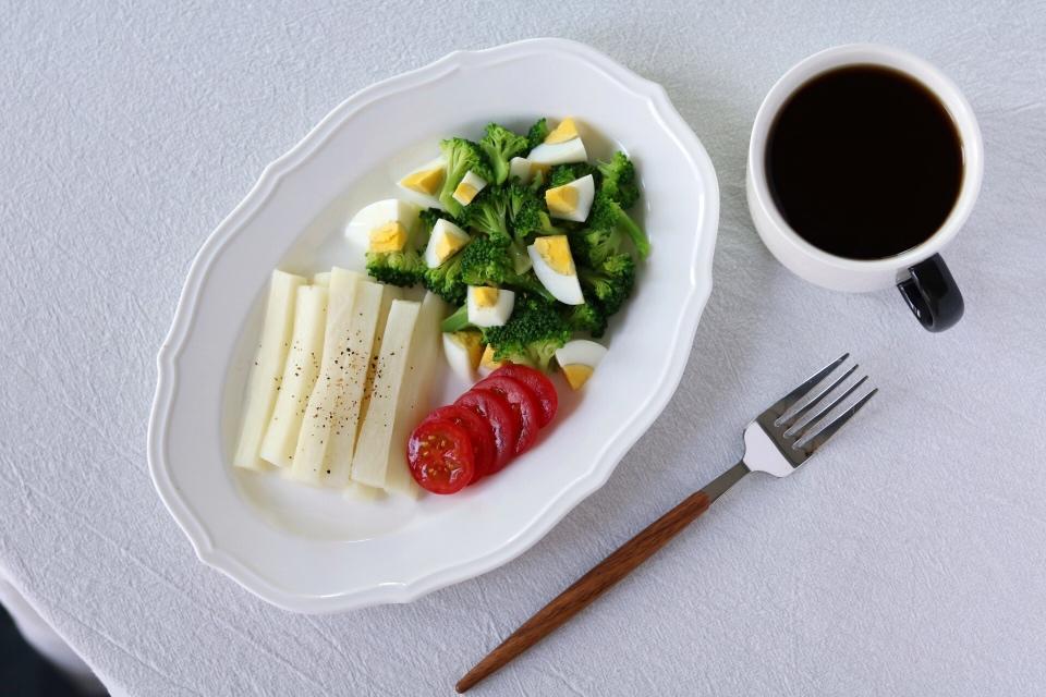 减脂餐/紫薯鸡蛋蔬菜沙拉