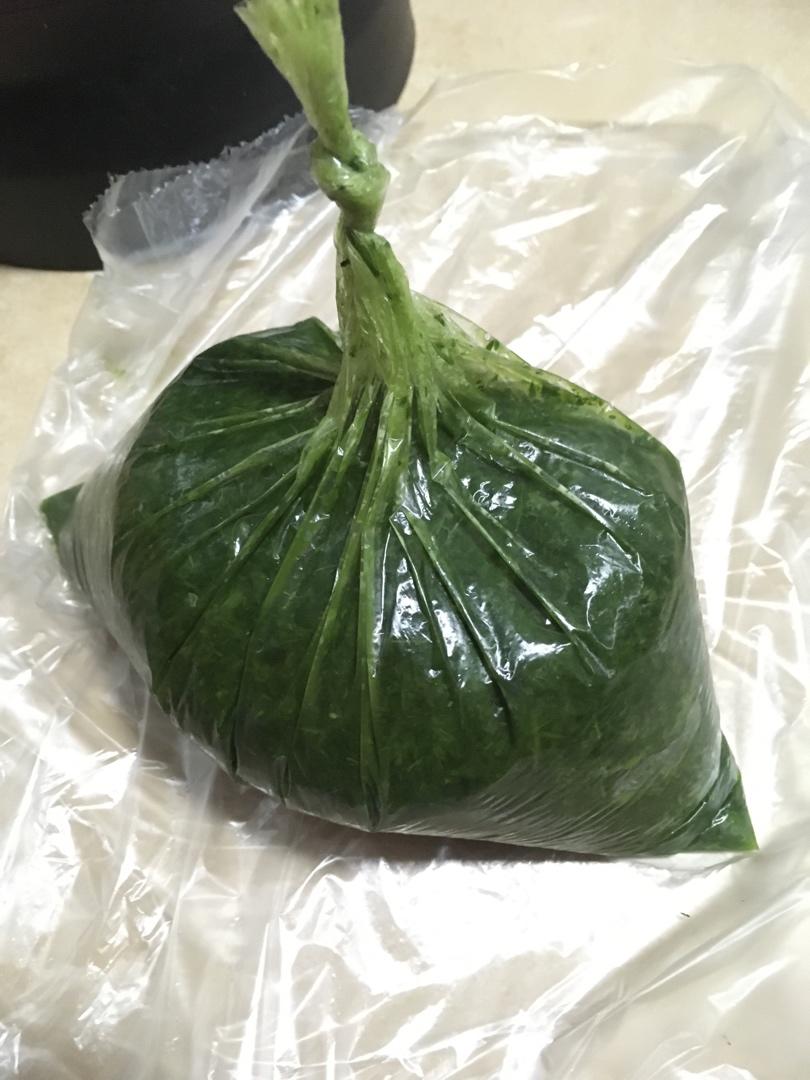 青团原料 | 艾草泥（汁）的做法