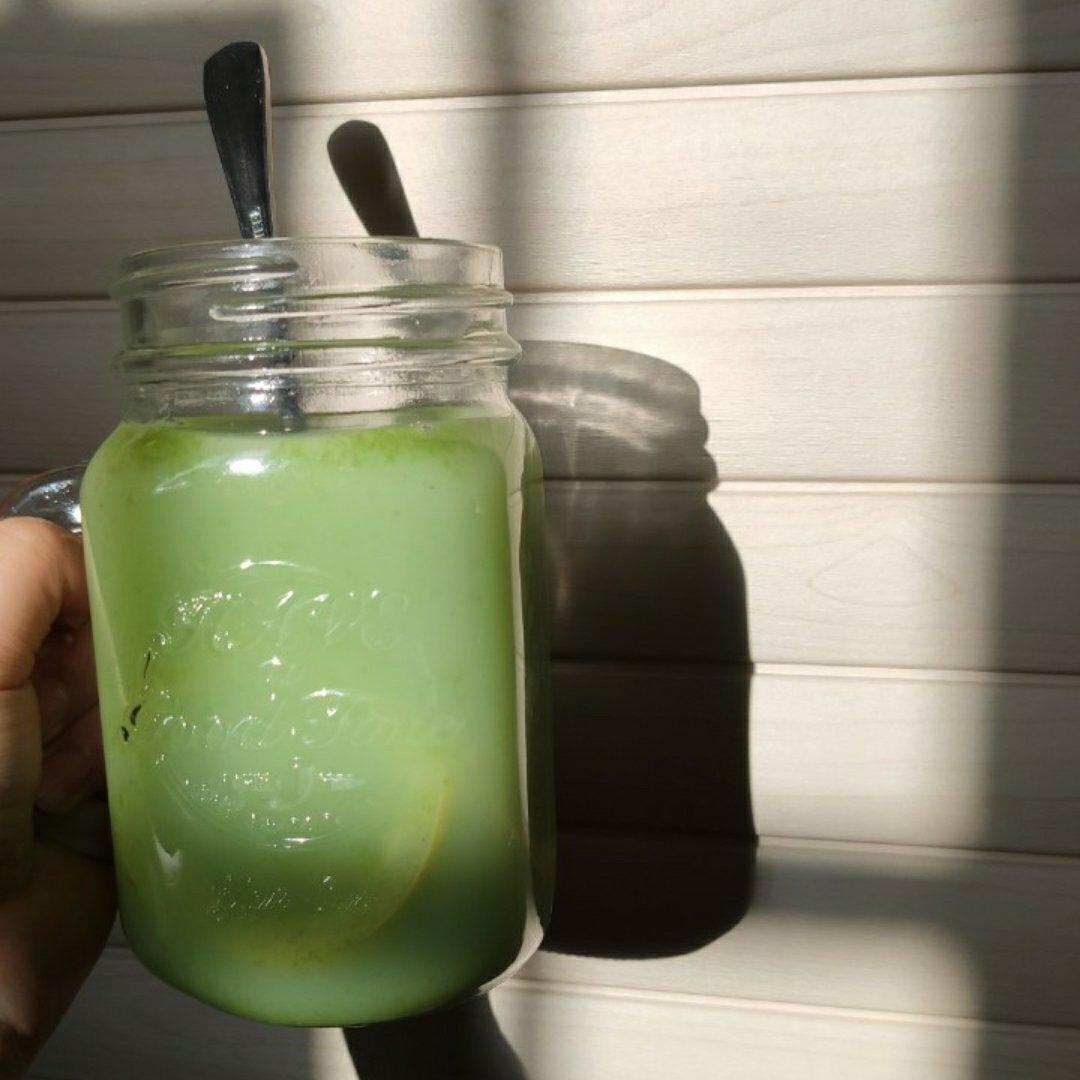 自制🍃夏日清凉快乐水❗️青柠抹茶气泡水