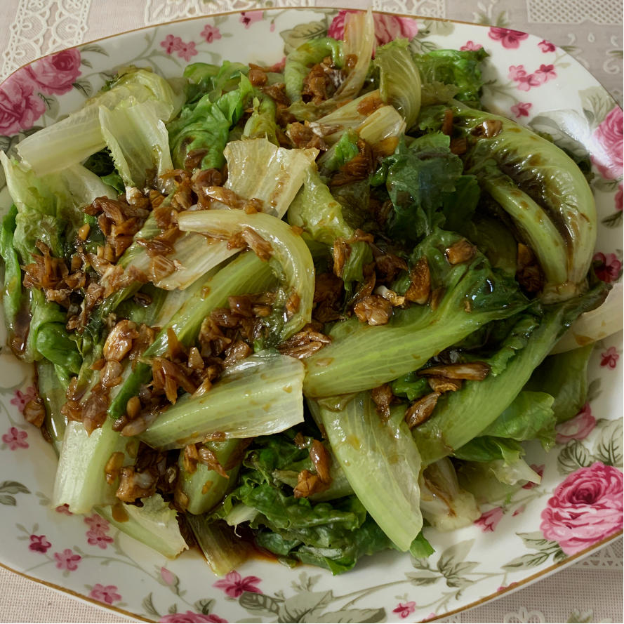 超级好吃低脂低热量的～蚝油生菜