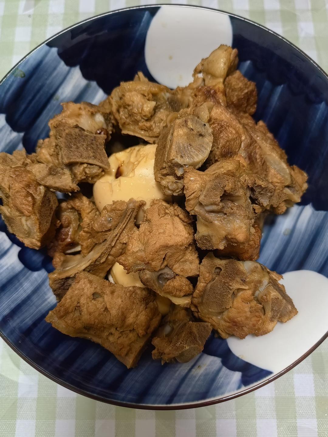 啤酒卤蛋烧排骨