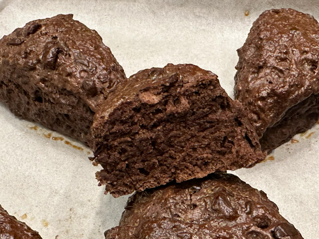 超浓郁🍫巧克力司康｜无泡打粉！松软好吃