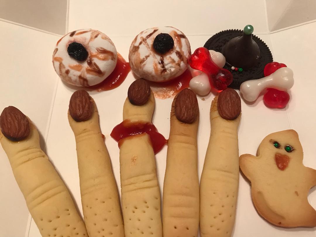 深呼吸530做的【万圣节】万圣节女巫手指饼干—美的t7-l382b智烤大师