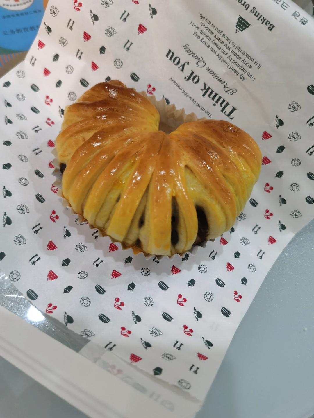 红豆沙面包