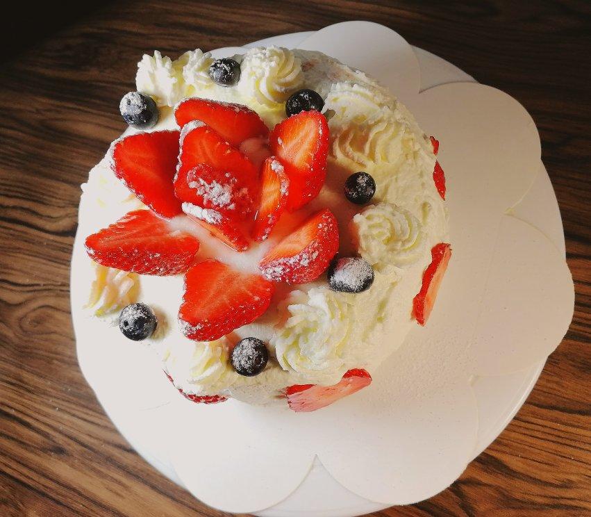 水果奶油戚风蛋糕（6寸）