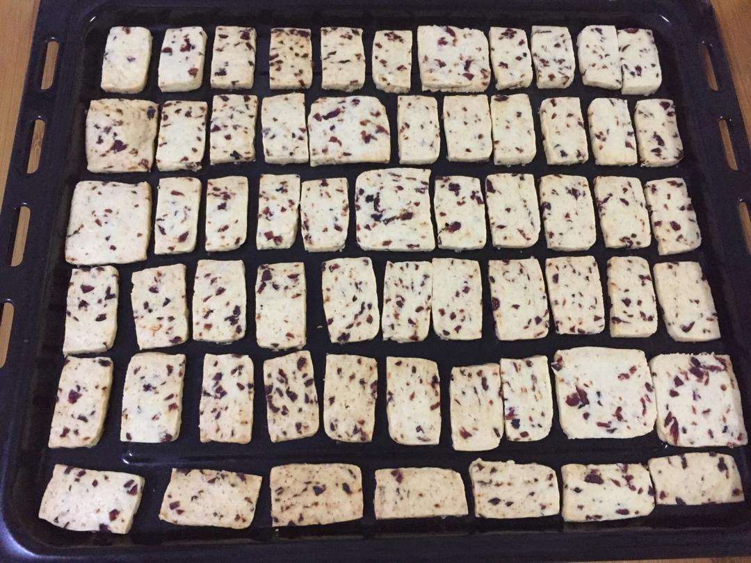 低糖少油版蔓越莓饼干