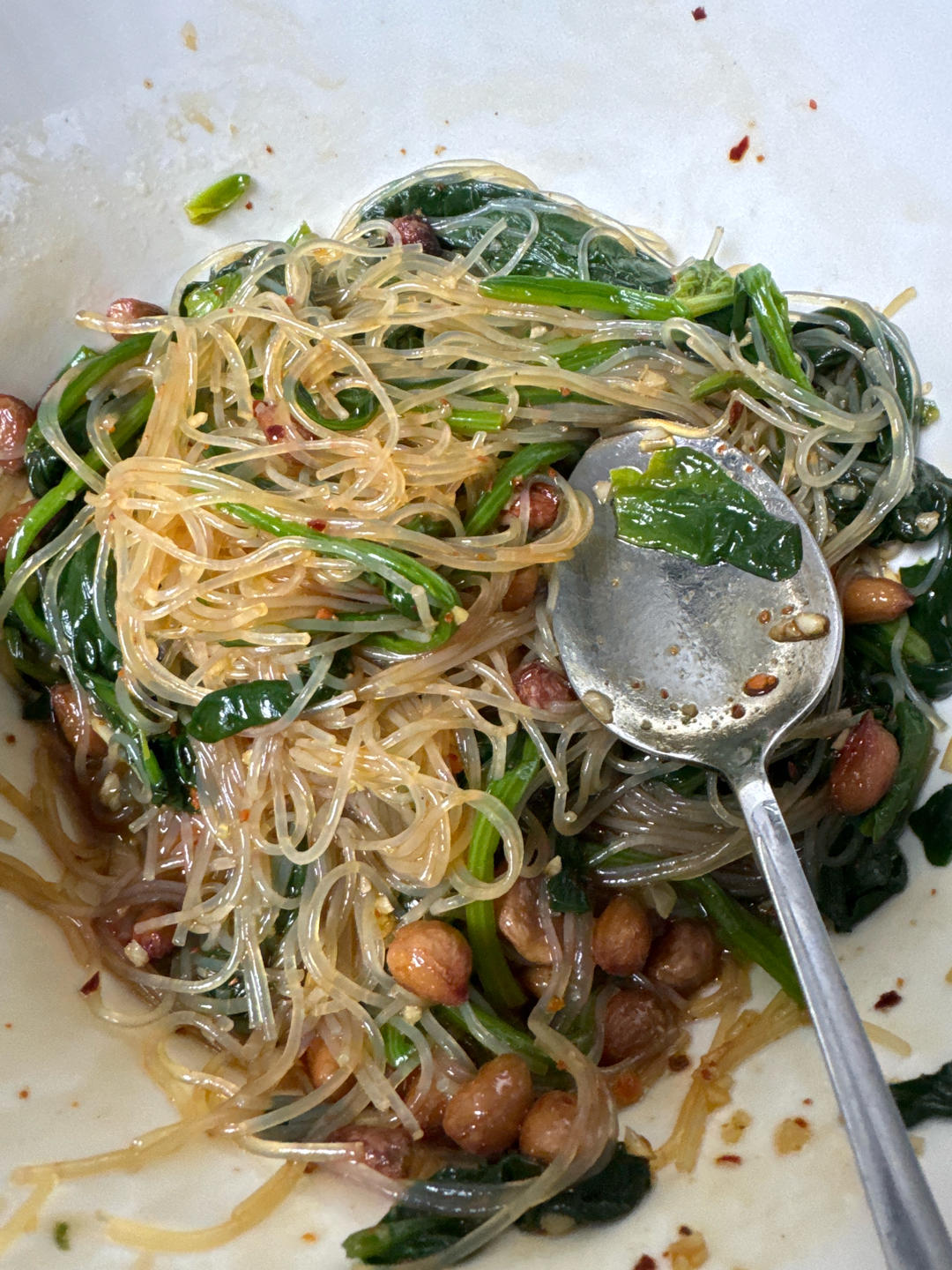 万能凉拌菜料汁（凉拌菠菜粉丝）