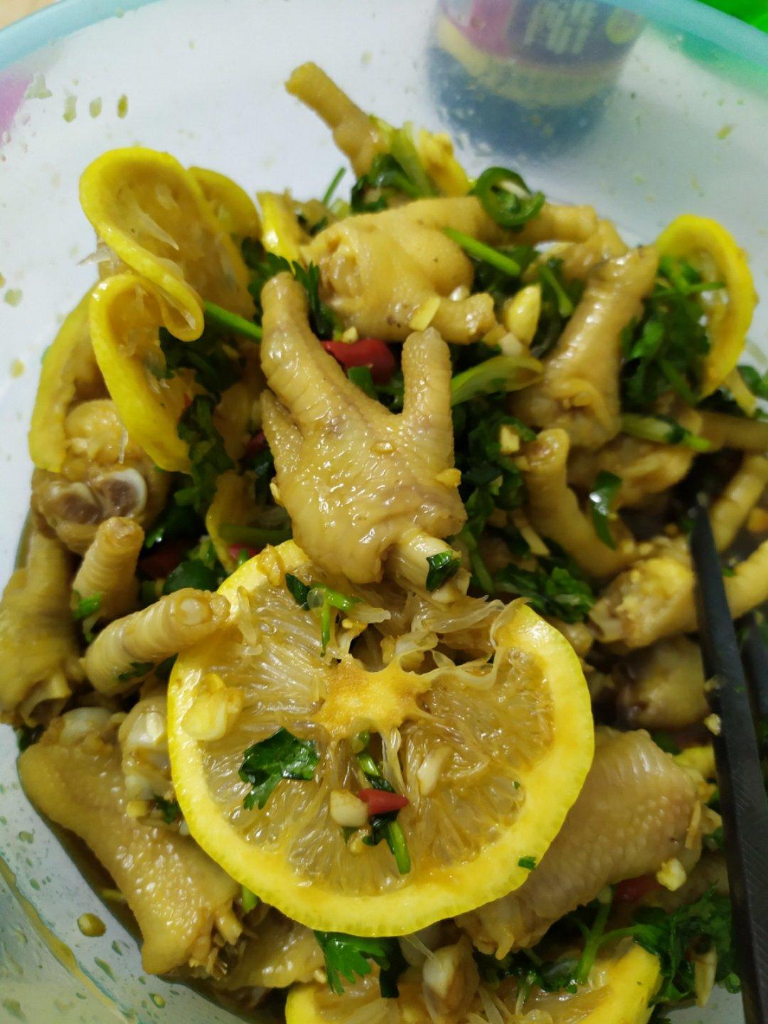 香辣蒜香凉拌爽脆鸡脚