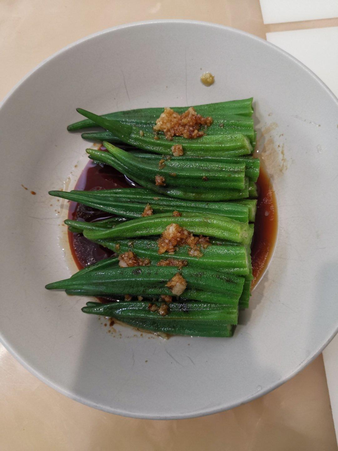 蒜蓉秋葵