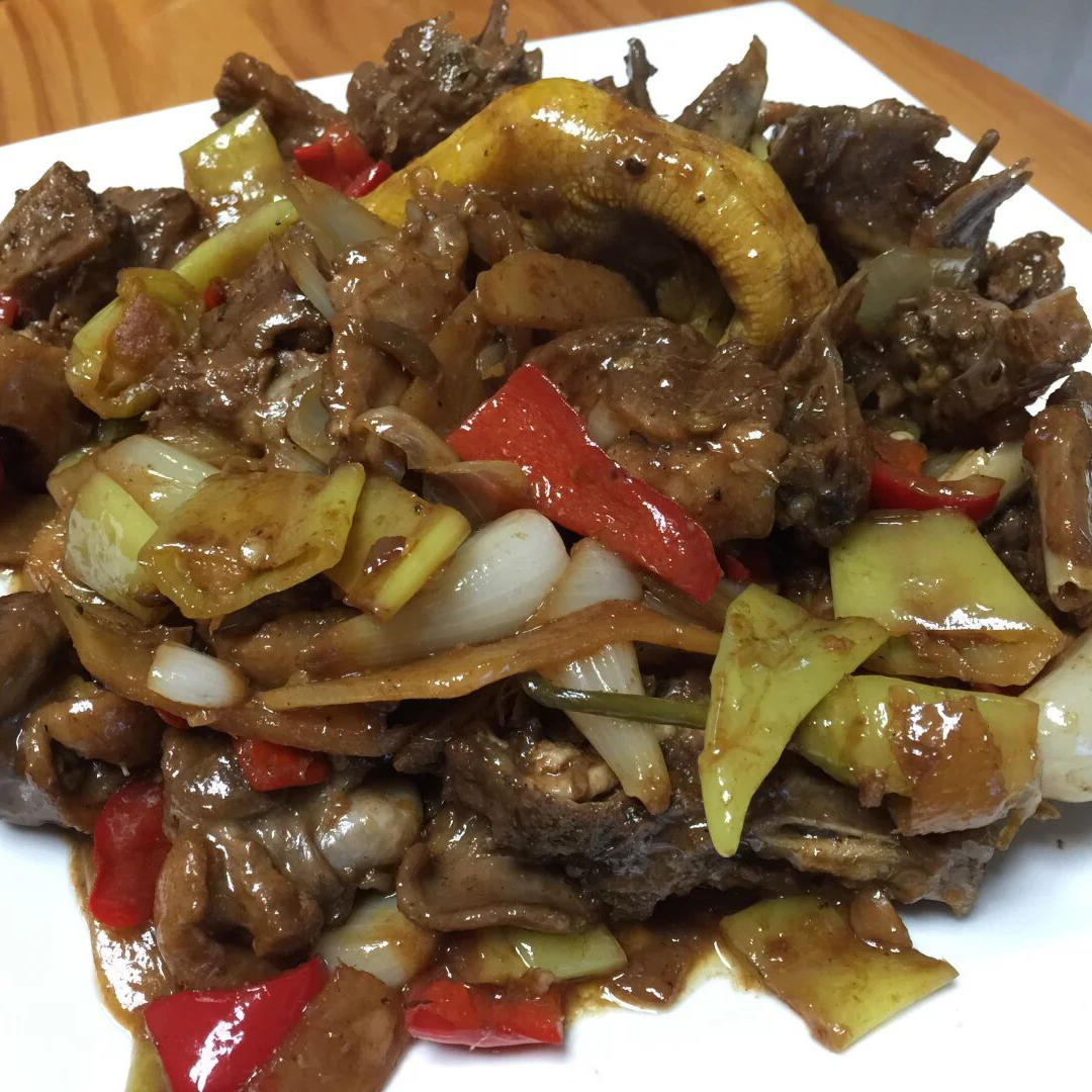 小董仔做的高峰柠檬鸭