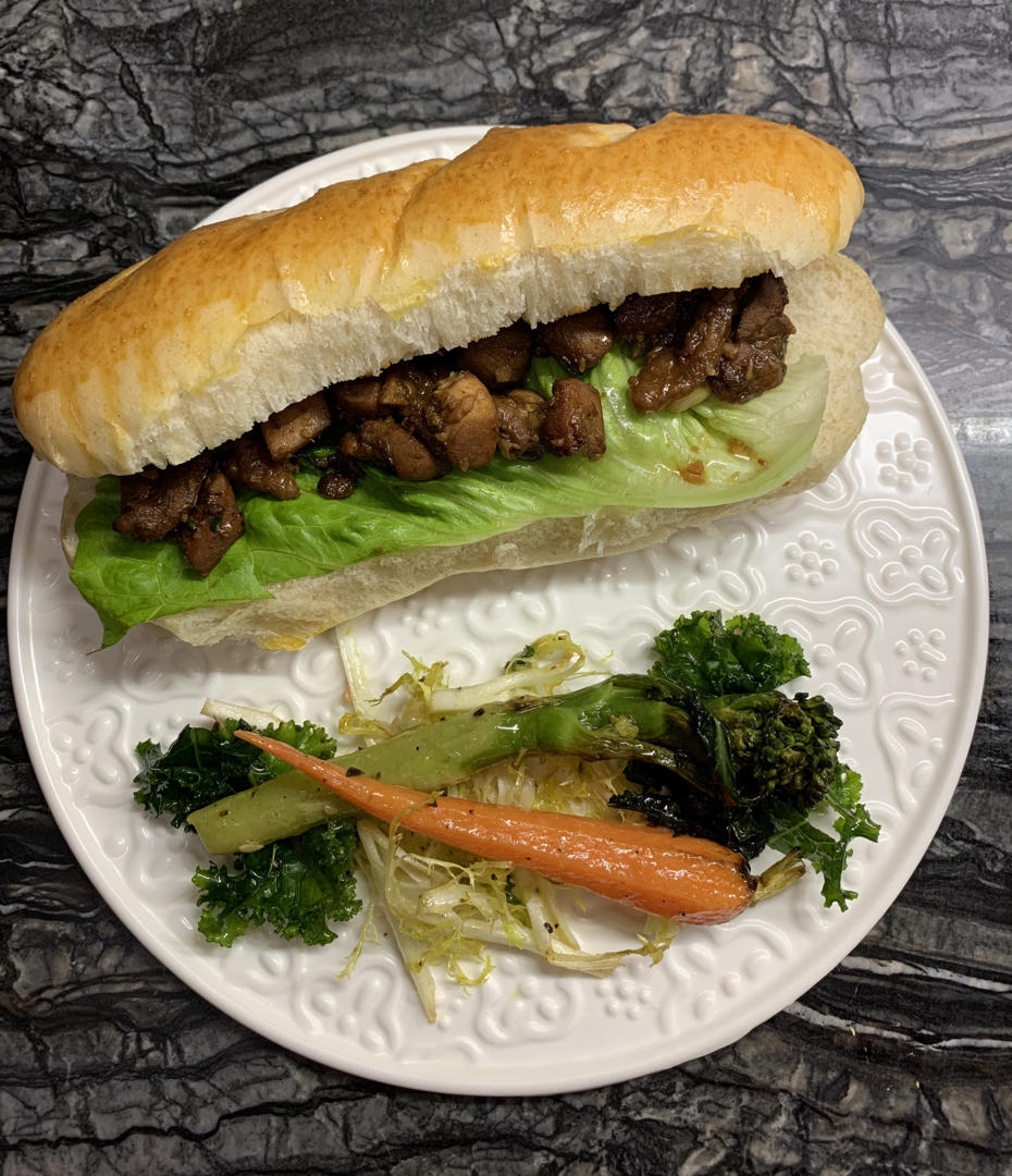 家常版费城牛肉芝士意大利三明治卷