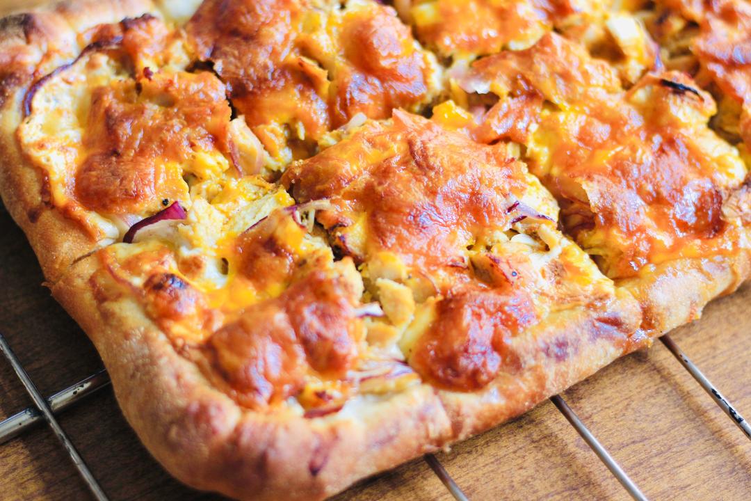 芝心bbq chicken pizza