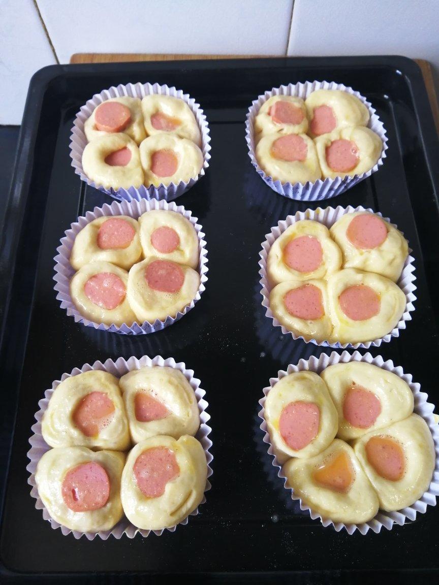 美味的香肠面包