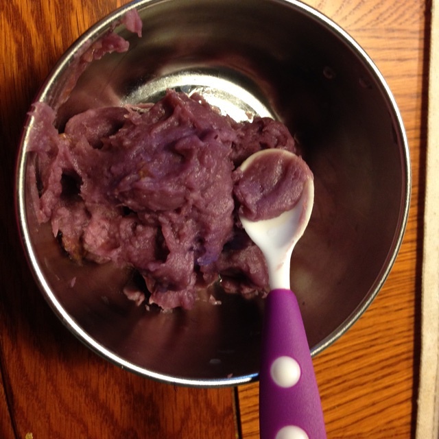 辅食 紫薯山药泥的做法