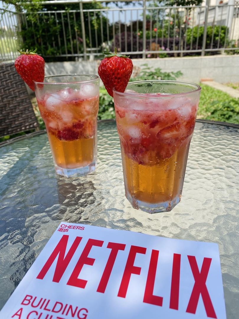 简易颜值高的「草莓饮品」