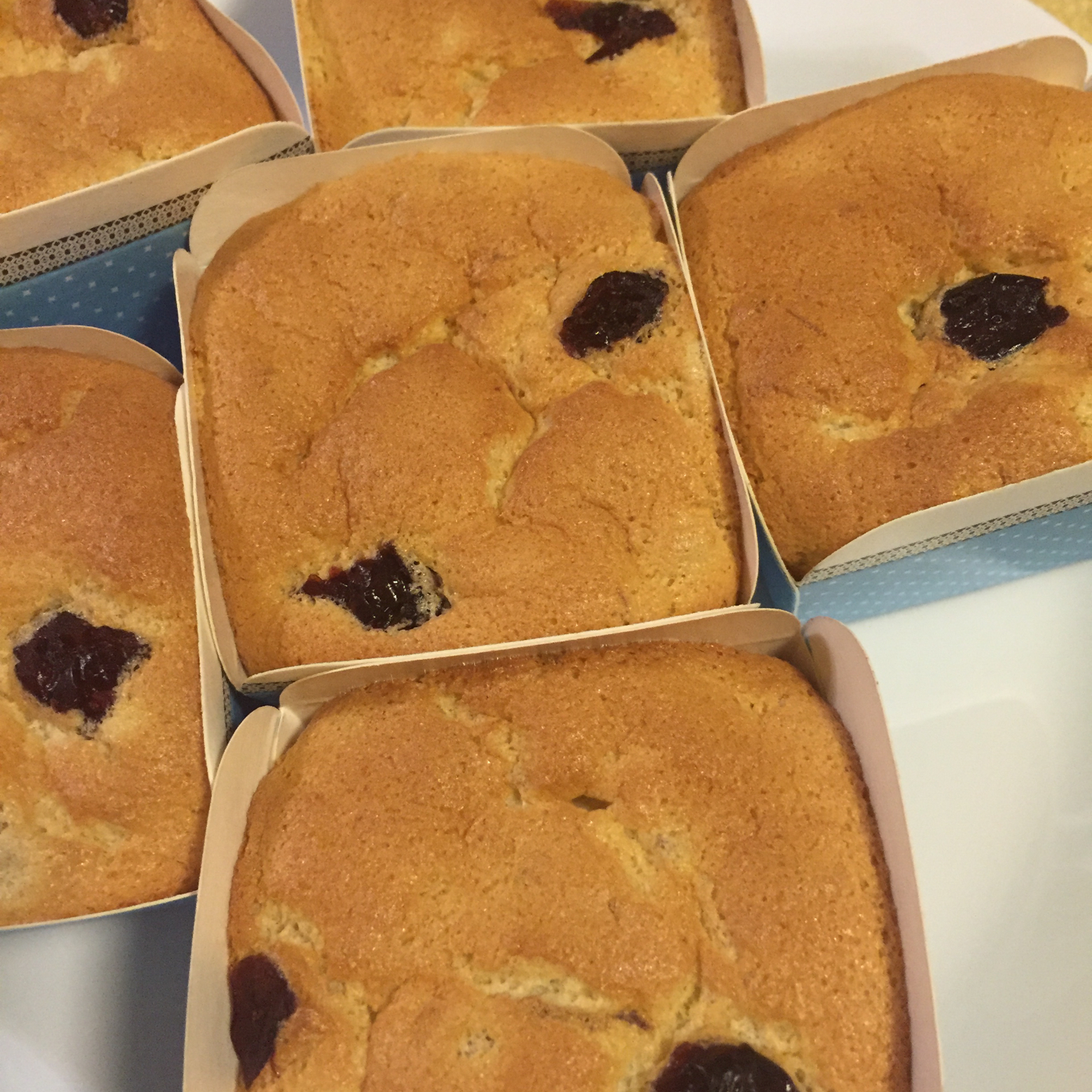 蔓越莓棉花纸杯蛋糕