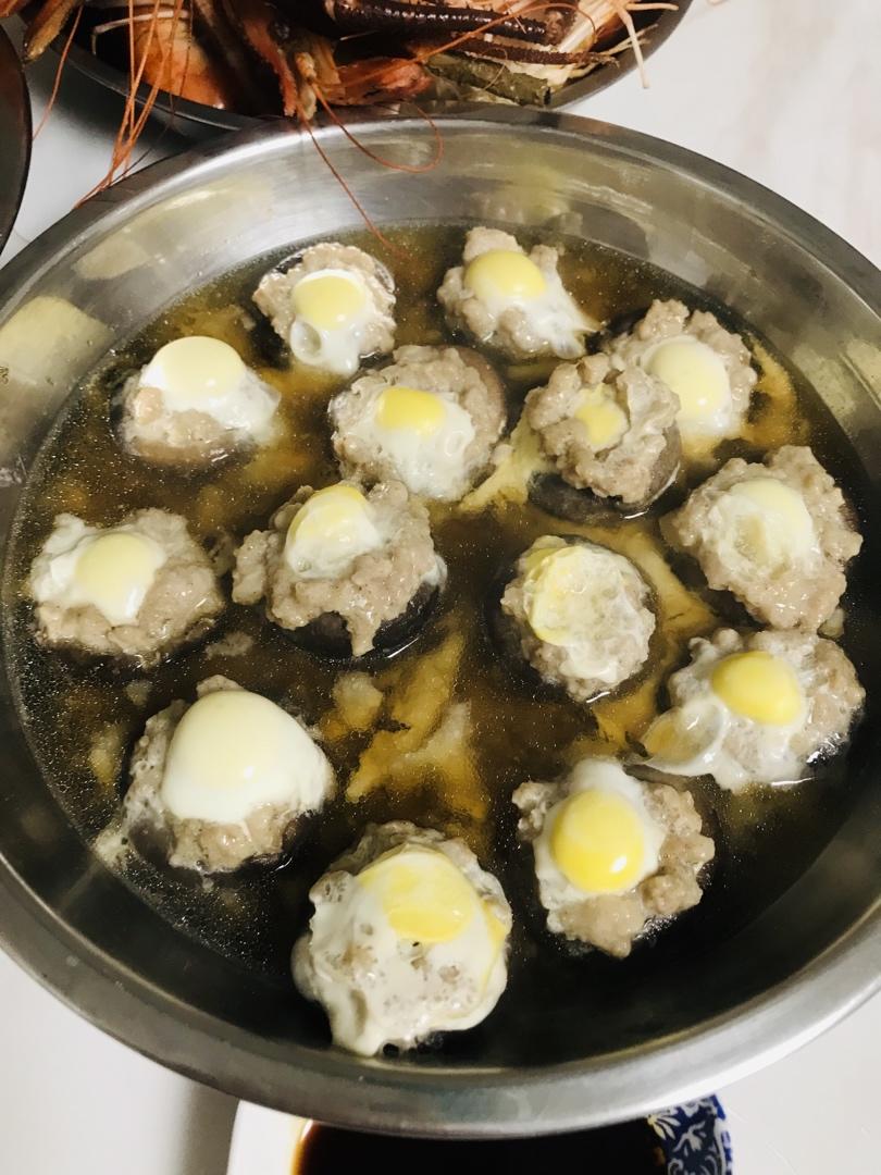 香菇肉末蒸鹌鹑蛋