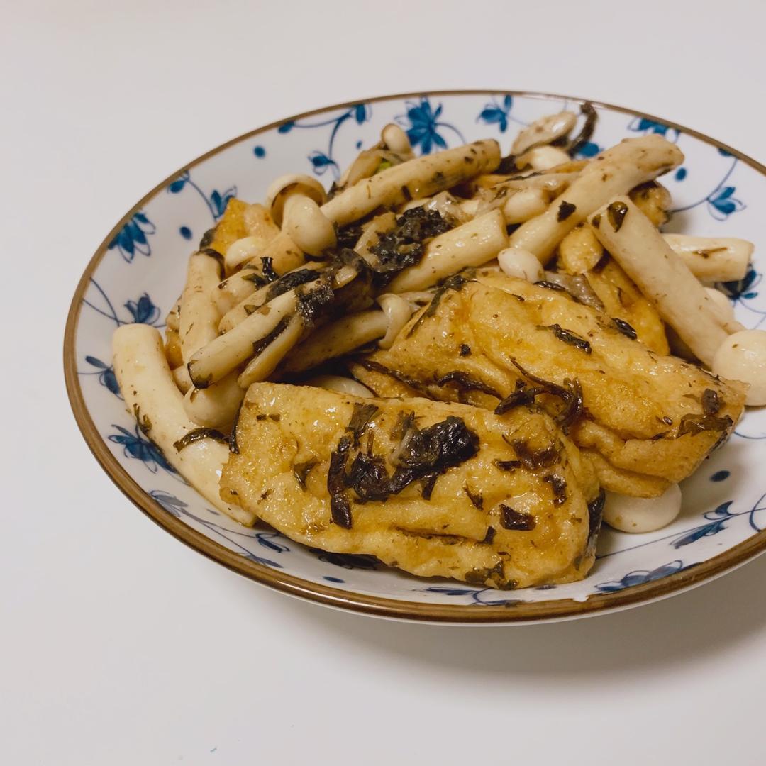 青椒油豆腐