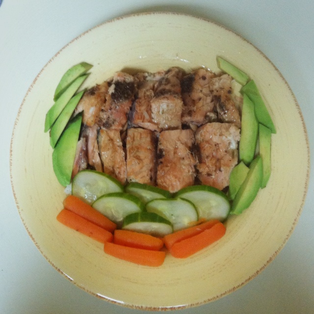 三文鱼牛油果拌饭