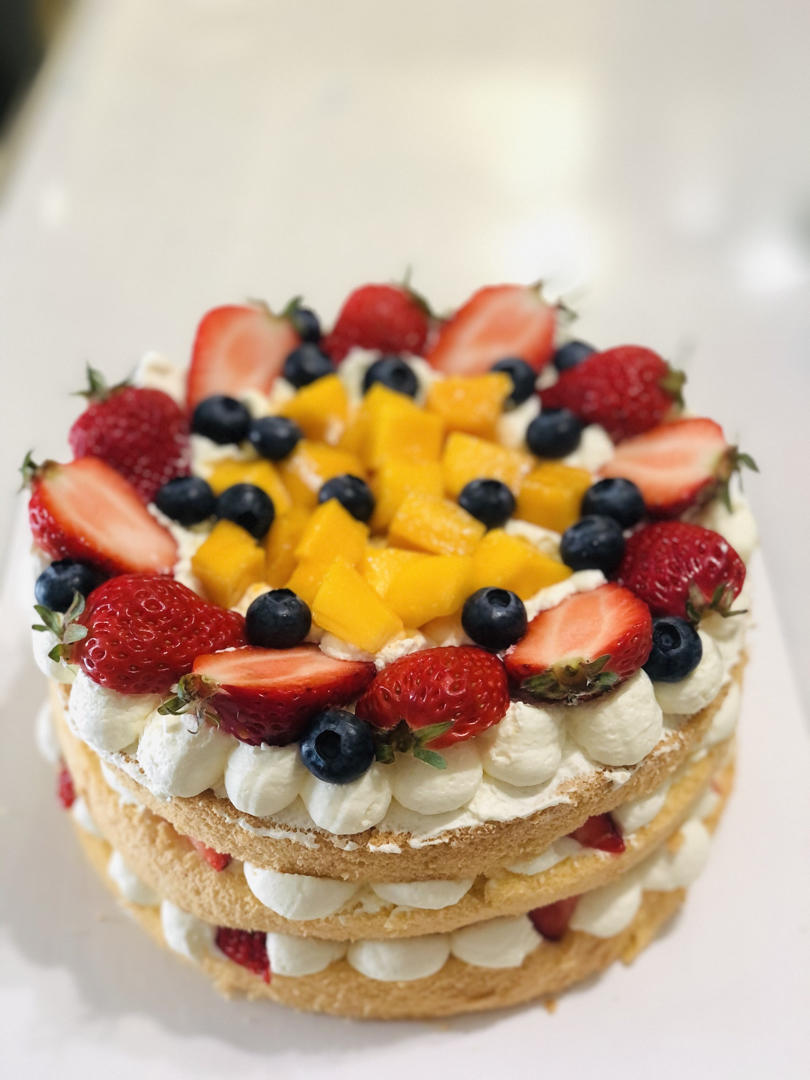 冰汐1027做的奶油蛋糕