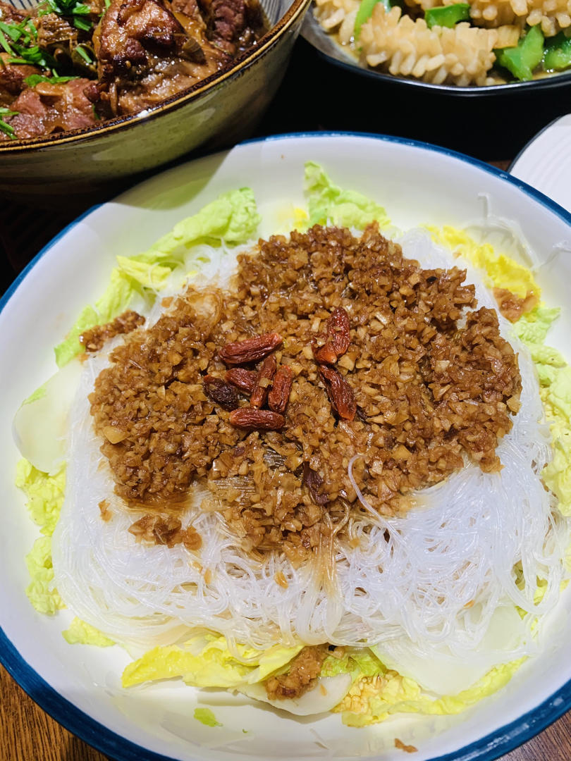蒜蓉粉丝娃娃菜
