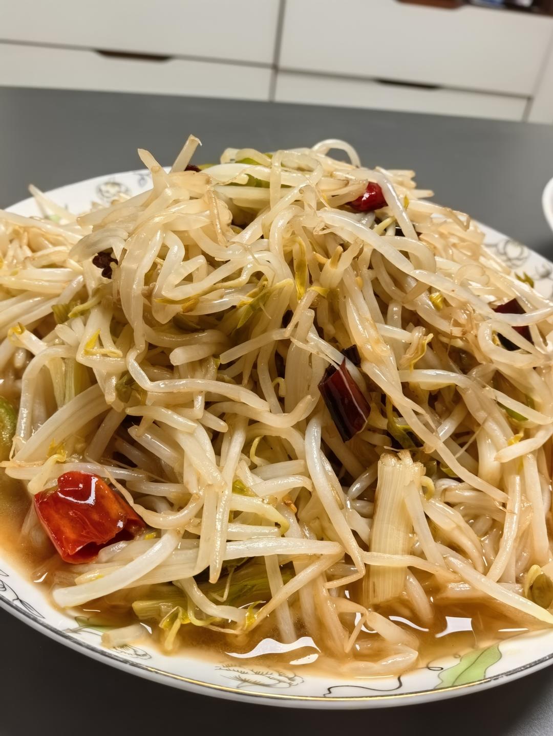 爆炒绿豆芽