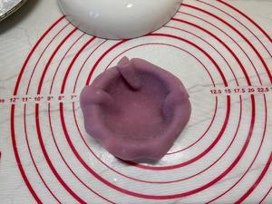 软糯香甜‼️紫薯芋泥雪媚娘‼️隔夜也不硬的做法 步骤14