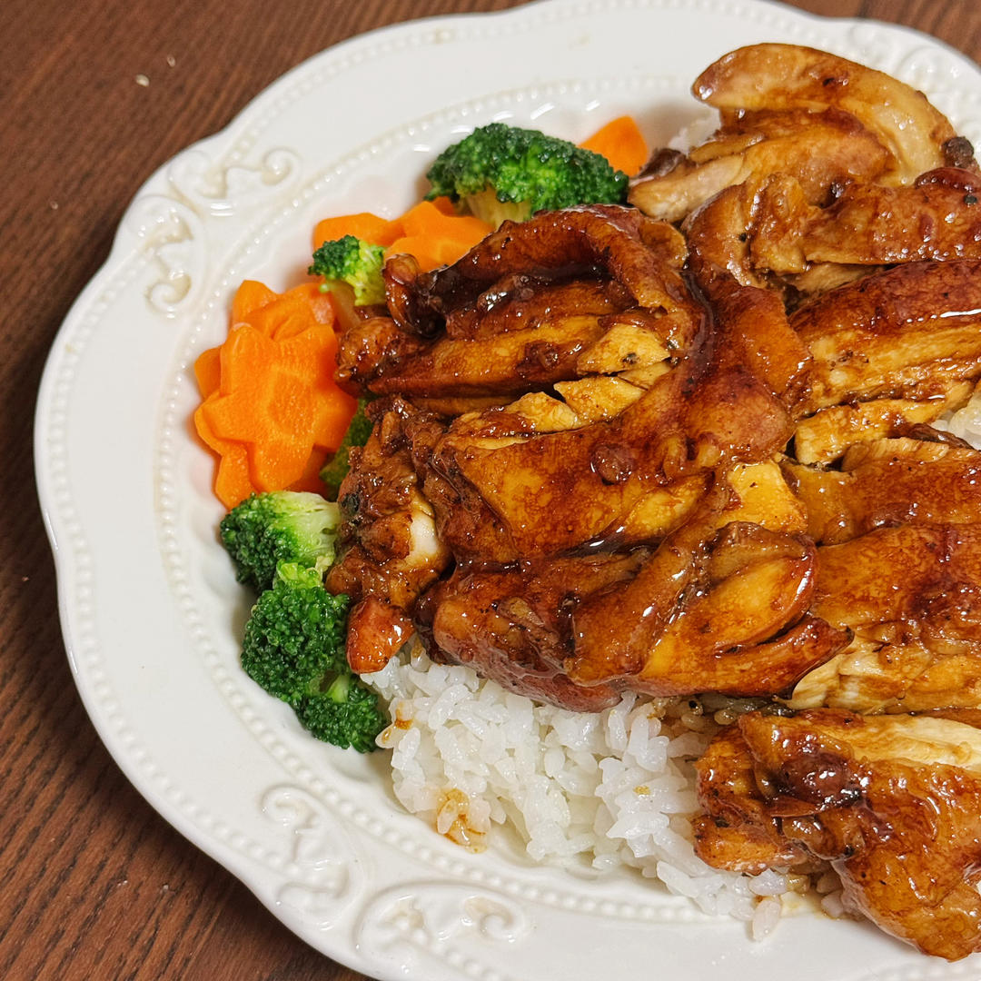 照烧鸡腿饭