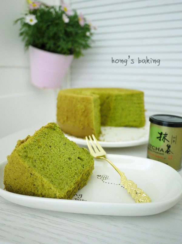 hpink85做的抹茶戚风