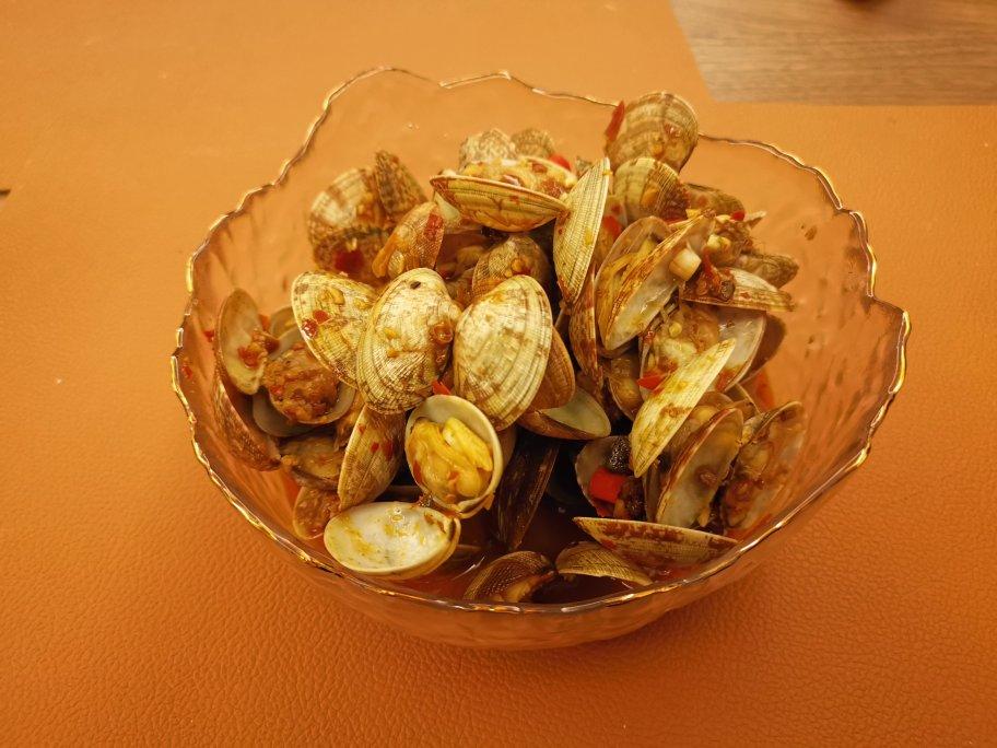 辣炒花蛤(不放盐  比路边摊还好吃的花蚬子)