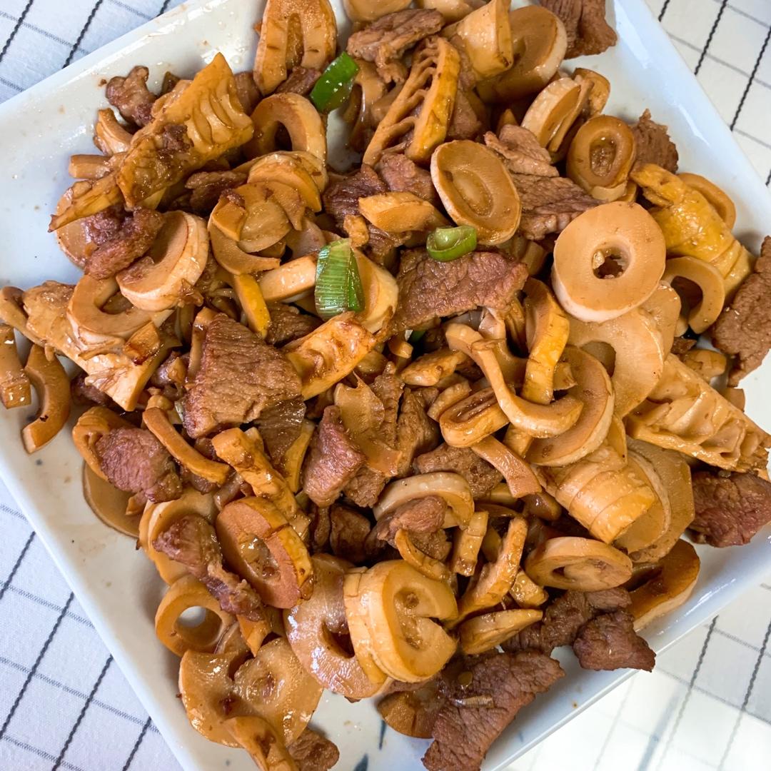 冬笋炒五花肉