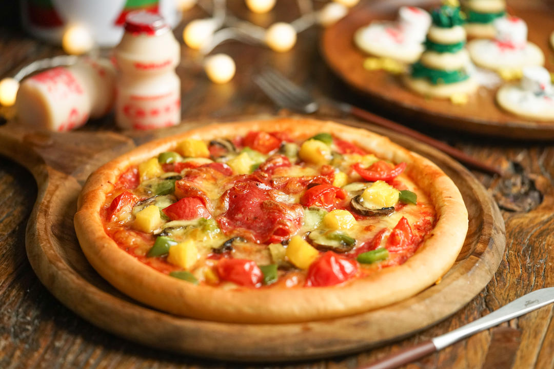 【圣诞披萨】的做法