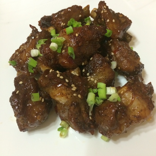 蜜汁酱烤排骨