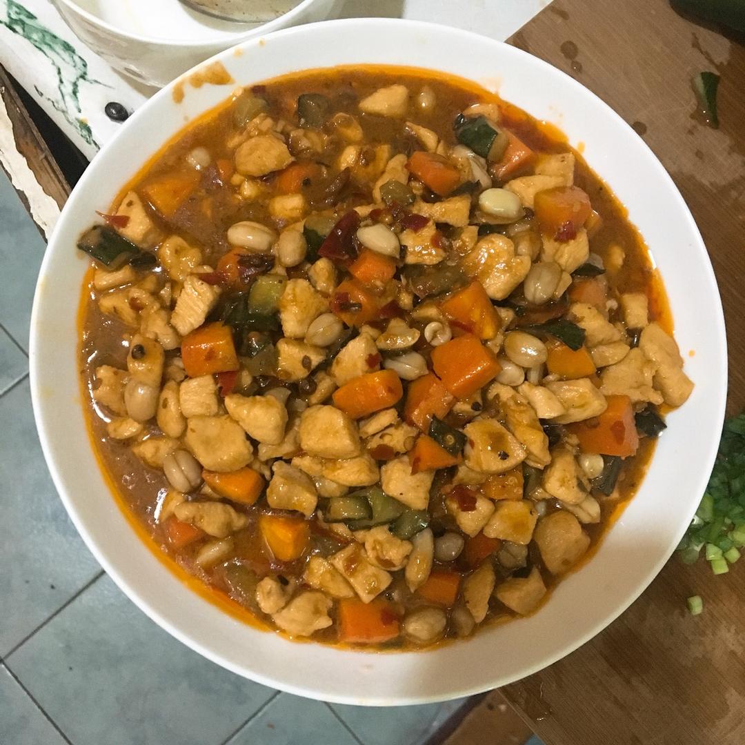 秘诀是雪碧的宫保鸡丁