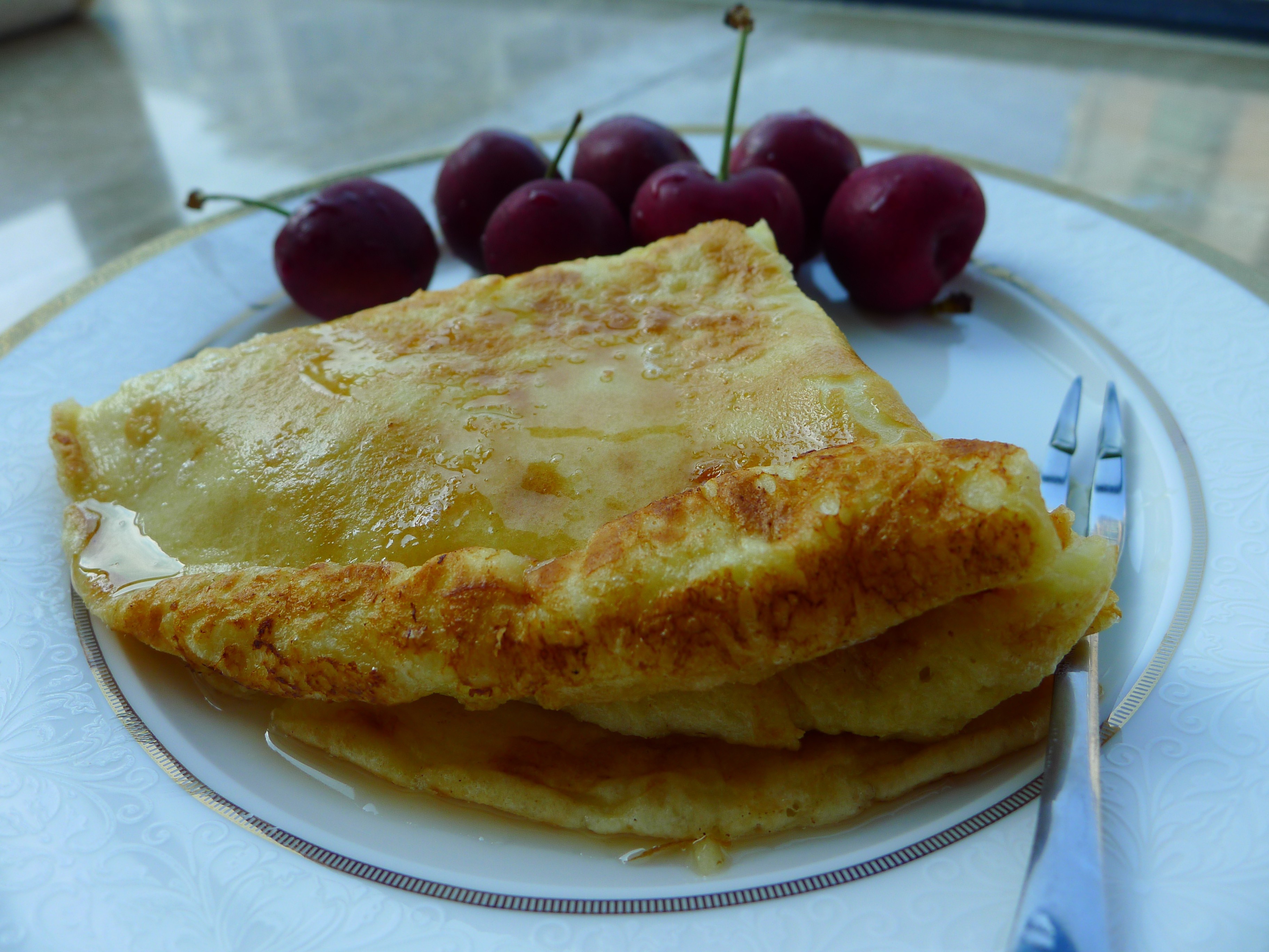 草莓煎饼