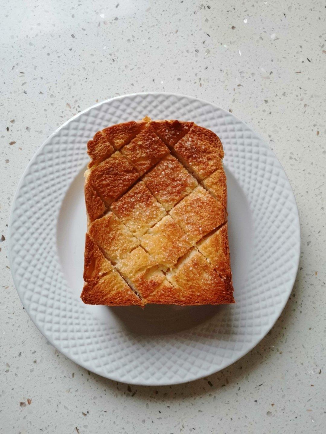 黄油砂糖吐司片